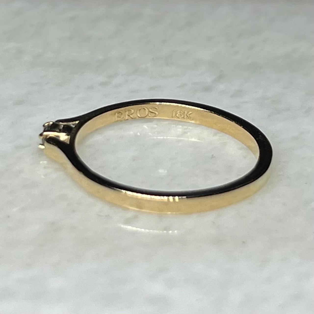 SOLITARIO EROS EN ORO 18K DIAMANTE 0,05CT
