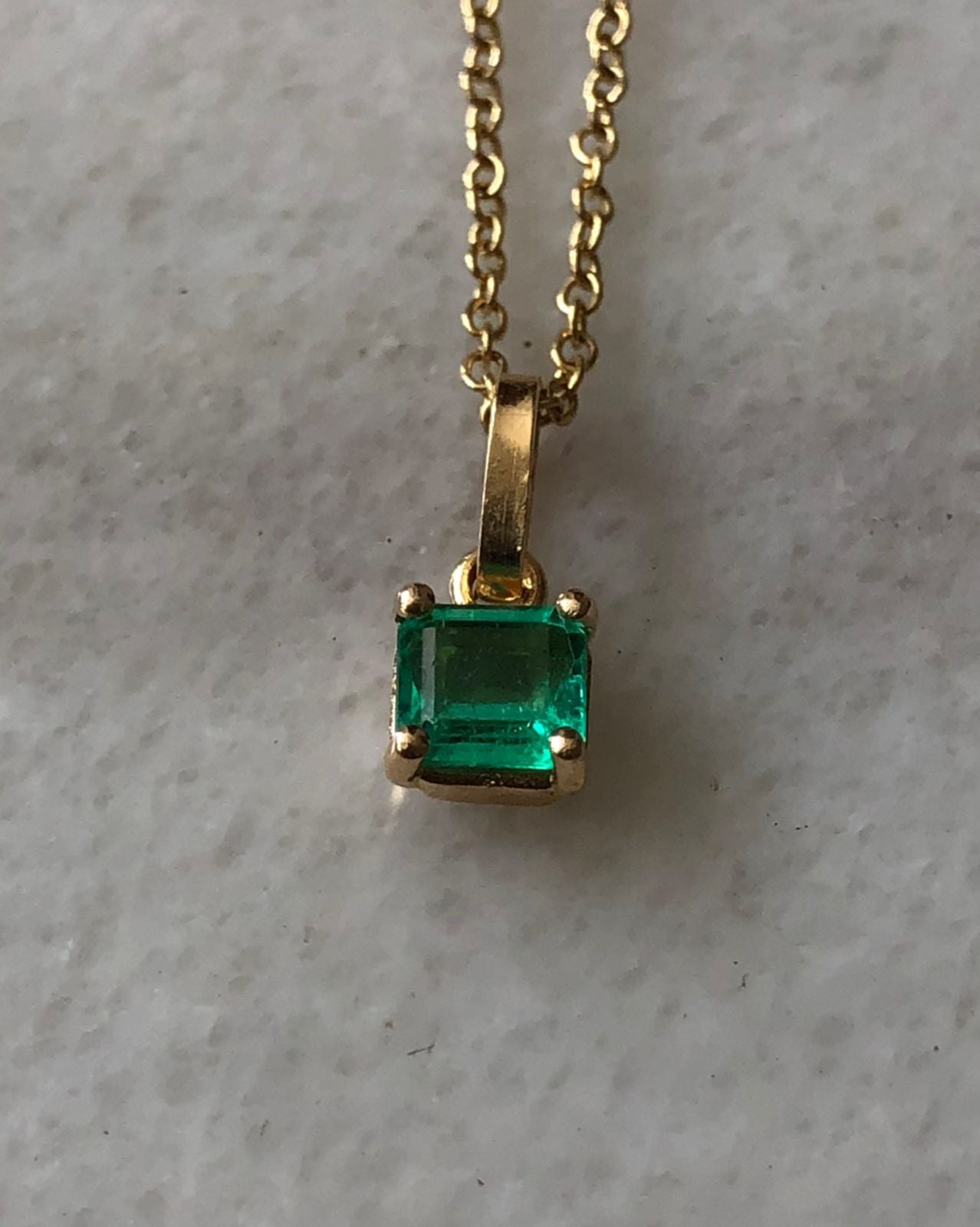 DIJE ESMERALDA 0,40CT