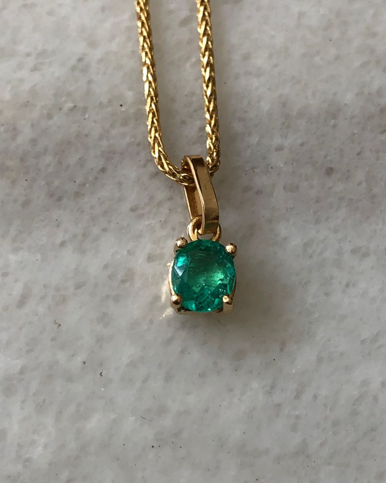 DIJE ESMERALDA 0,47CT