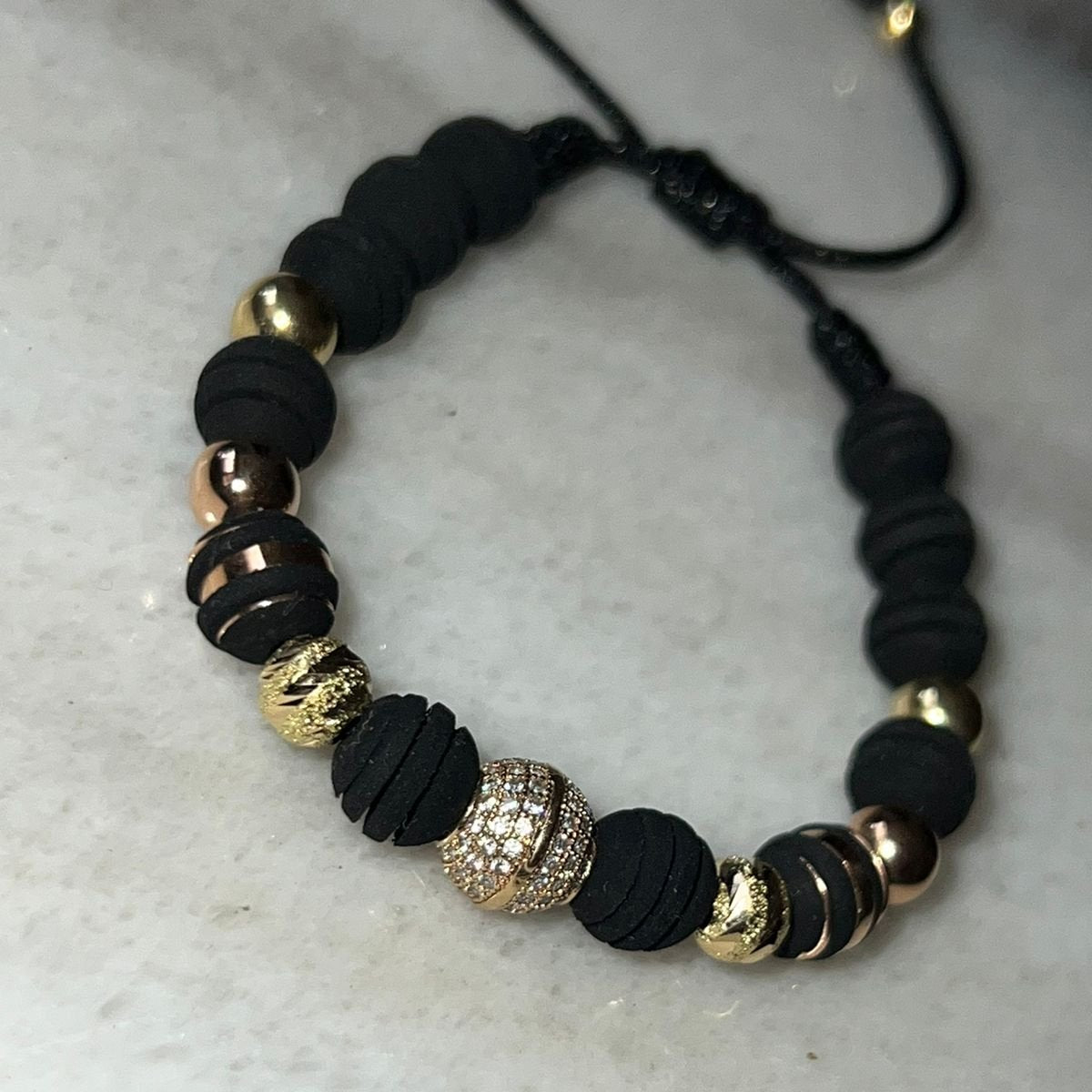 PULSERA BOLA DE FUEGO ORO 18K