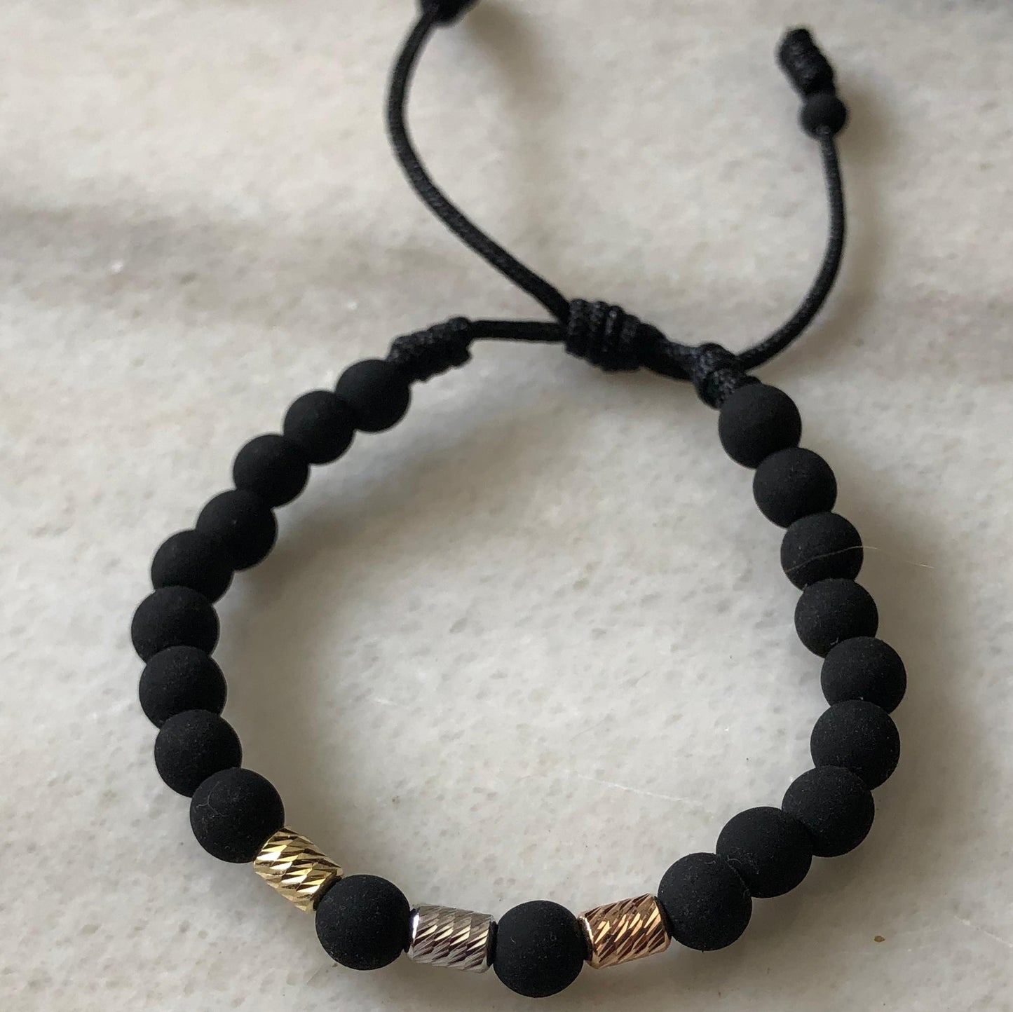 PULSERA CANUTILLO 3 OROS CON NEOPRENO