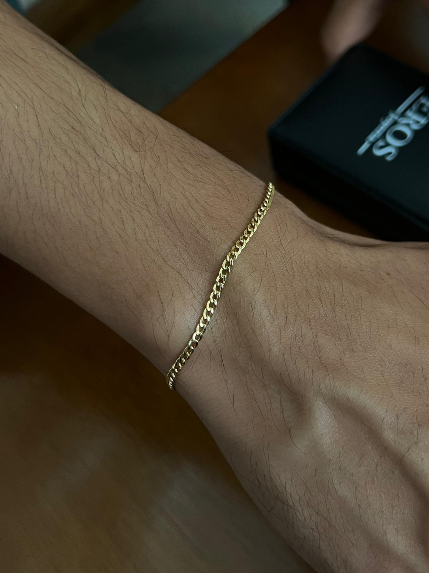 PULSERA ITALY TEJIDO CUBANO 19CM