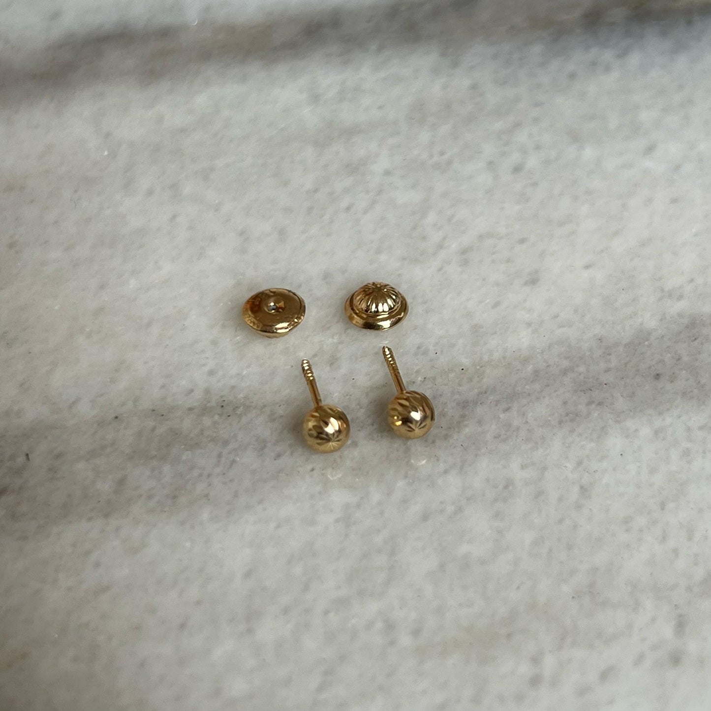 TOPITOS BOLA 4MM DIAMANTADA