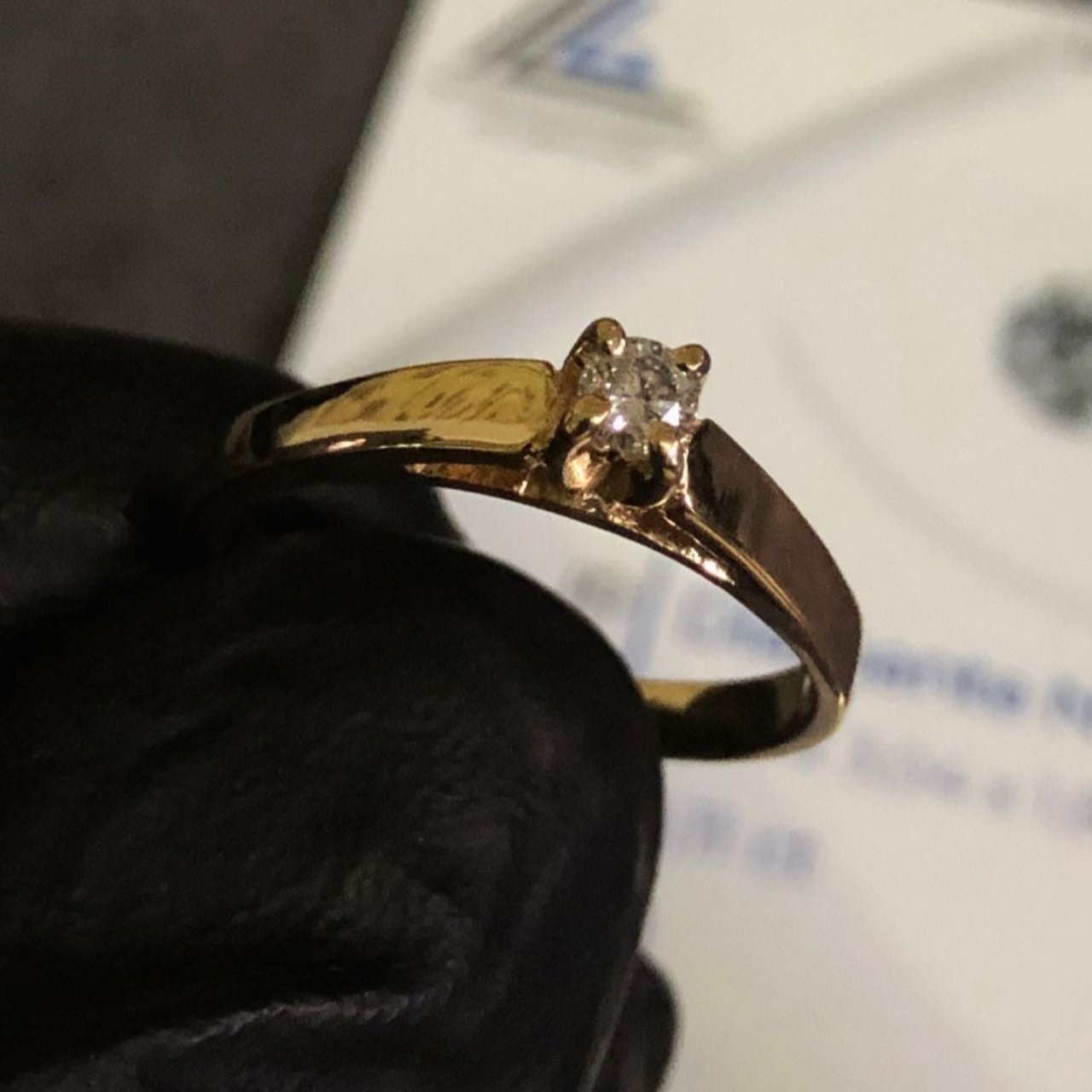ANILLO DE COMPROMISO EROS DIAMANTE CERTIFICADO