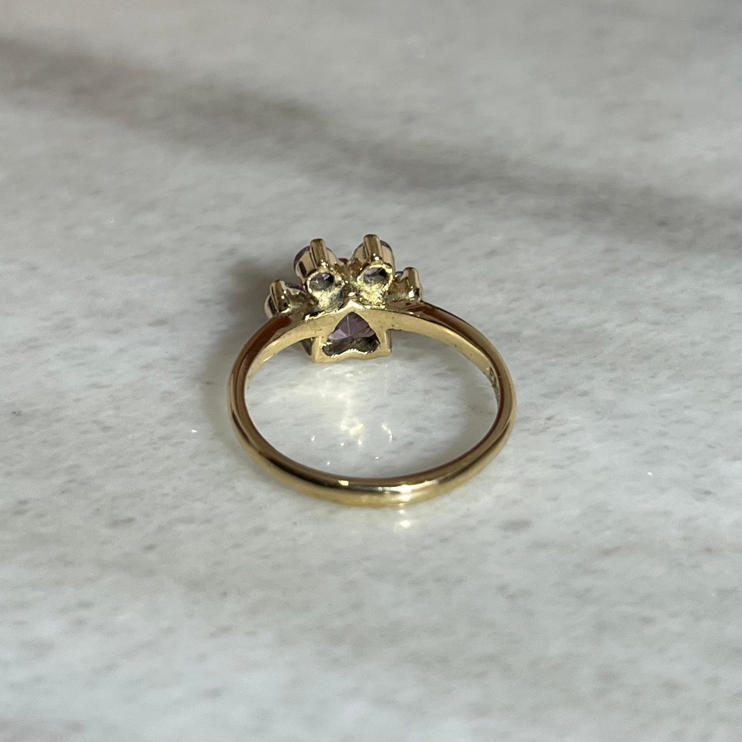 ANILLO DISEÑO HUELLA