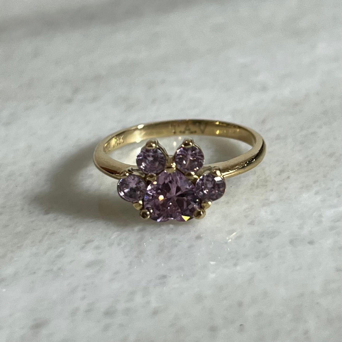 ANILLO DISEÑO HUELLA
