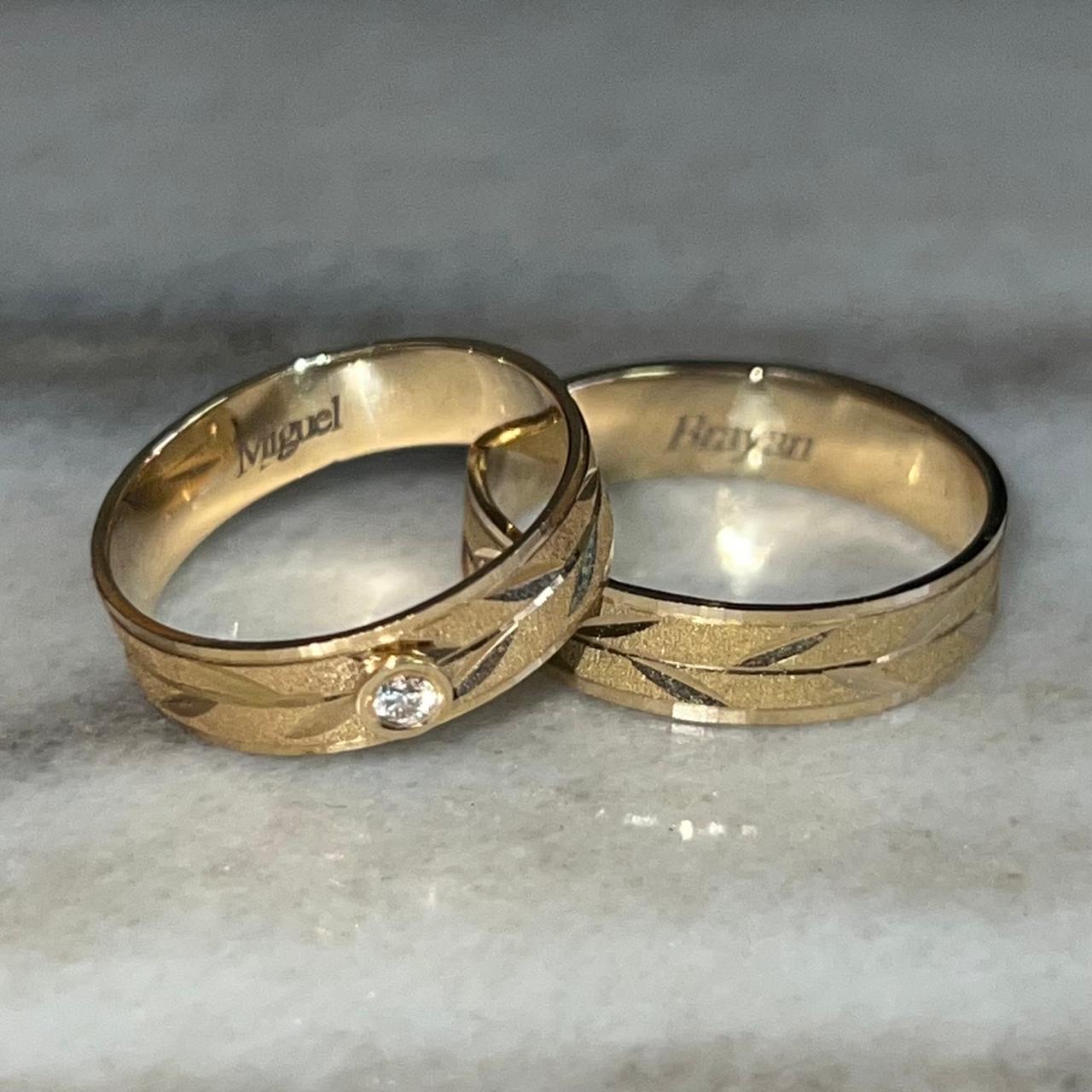 ARGOLLAS DIAMANTADAS DISEÑO ESPECIAL