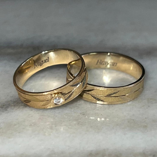 ARGOLLAS DIAMANTADAS DISEÑO ESPECIAL