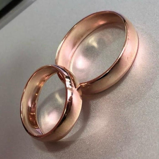 ARGOLLAS CLÁSICAS EN ORO ROSA